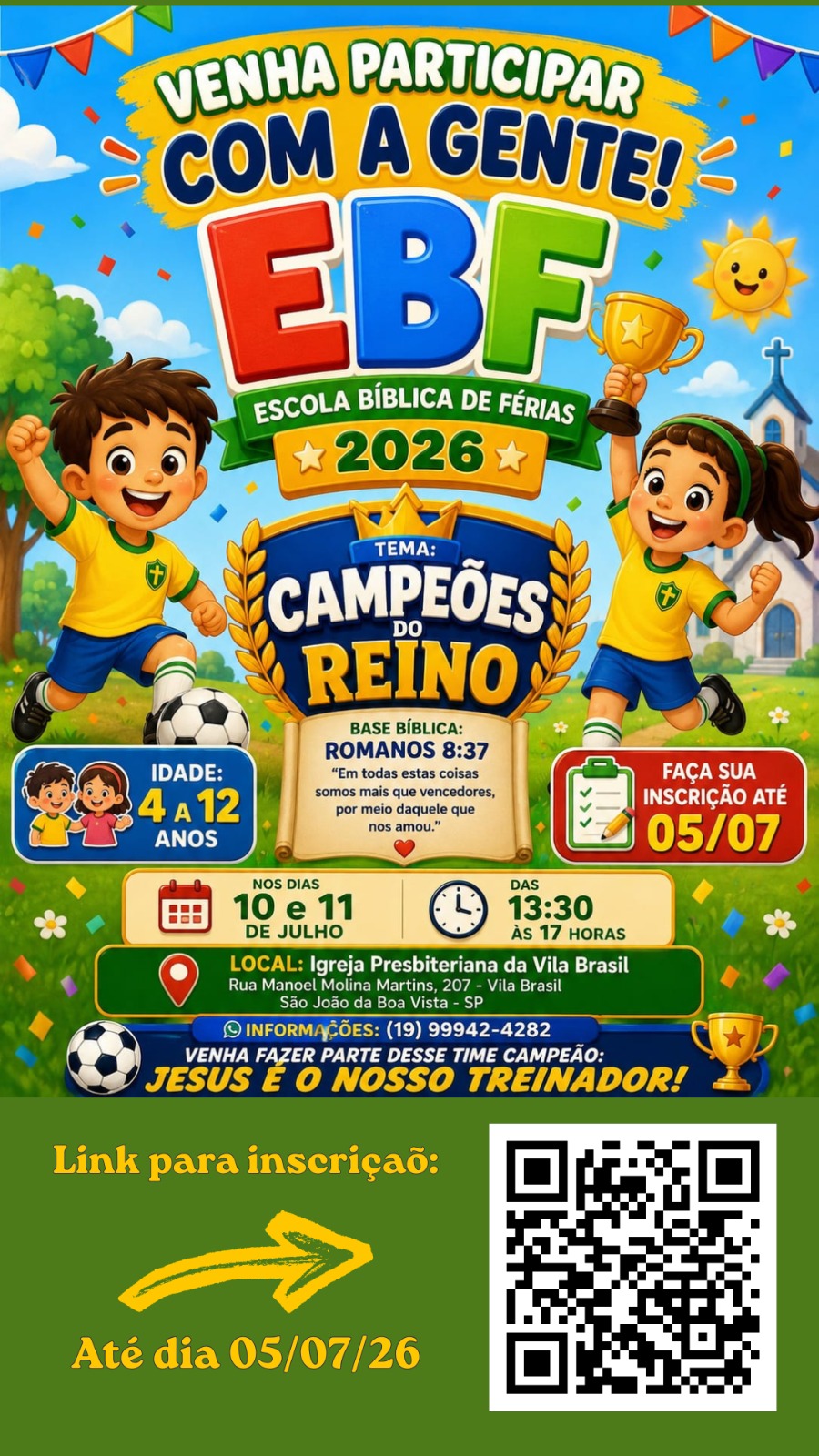 Escola Bíblica de Férias
