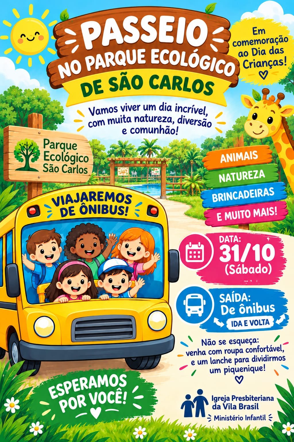 Passeio no Parque Ecológico de São Carlos